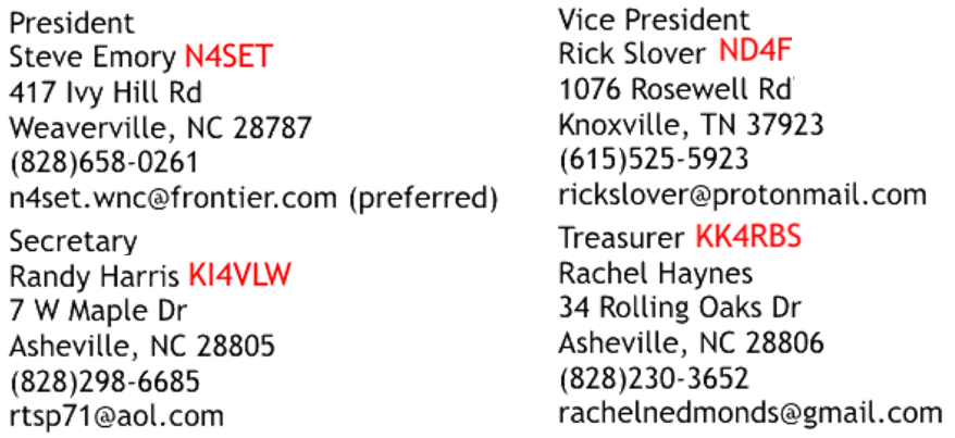 VE Officers